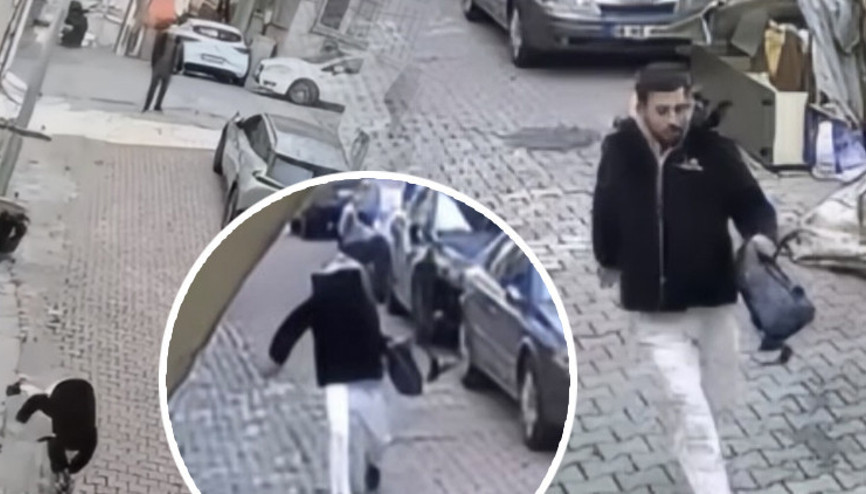Bu ne cesaret: İstanbulda güpegündüz yaşandı | Bir vatandaş fark edince arkasından bağırdı