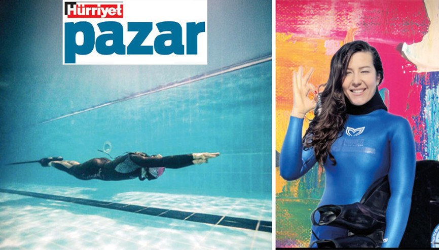 ‘Buzun altında tek nefesle ilerlerken yüreğimde bayrağımız var’ ‘Buzun altında tek nefesle ilerlerken yüreğimde bayrağımız var’