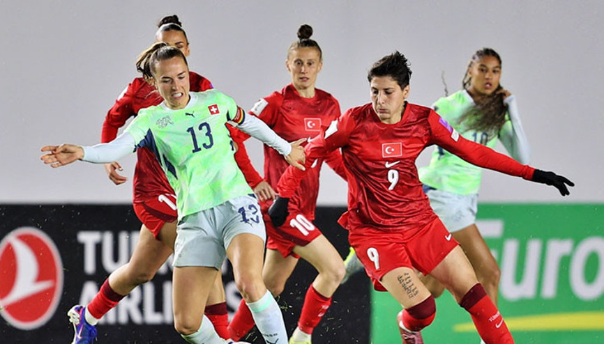 A Milli Kadın Futbol Takımı, İsviçre ile berabere kaldı