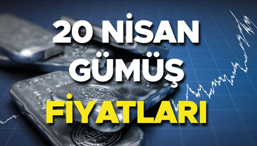 GÜMÜŞ FİYATLARI 20 NİSAN 2026 - SON DAKİKA || Gümüş gramı kaç TL, ONS gümüş ne kadar ediyor Gümüş alış satış fiyatları grafiği...