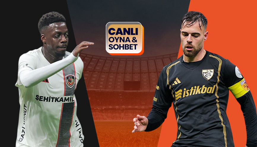 Süper Ligde hafta Antepte kapanıyor Gaziantep FK - Kayserispor maçının heyecanı canlı sohbet ile Mislide