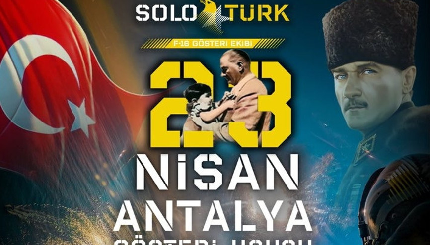 23 Nisan SOLOTÜRK gösterisi yeri ve saati 2026 (Program takvimi) | 23 Nisan Ulusal Egemenlik ve Çocuk Bayramı SOLOTÜRK uçak gösterisi saat kaçta, ne zaman, nerede olacak