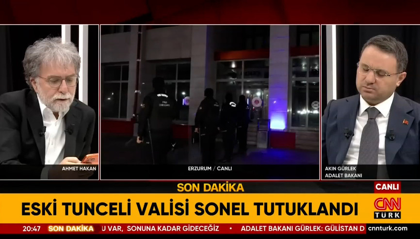 Eski Tunceli Valisi Sonel tutuklandı
