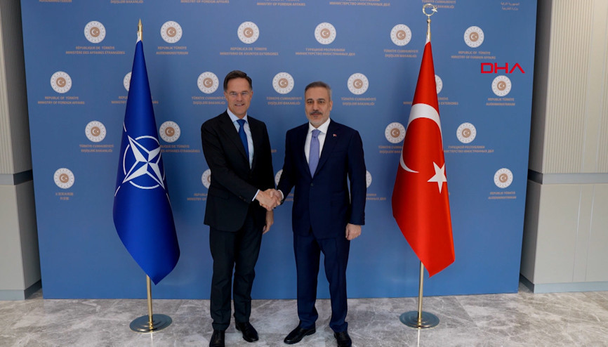 Dışişleri Bakanı Hakan Fidan, Mark Rutte ile görüştü