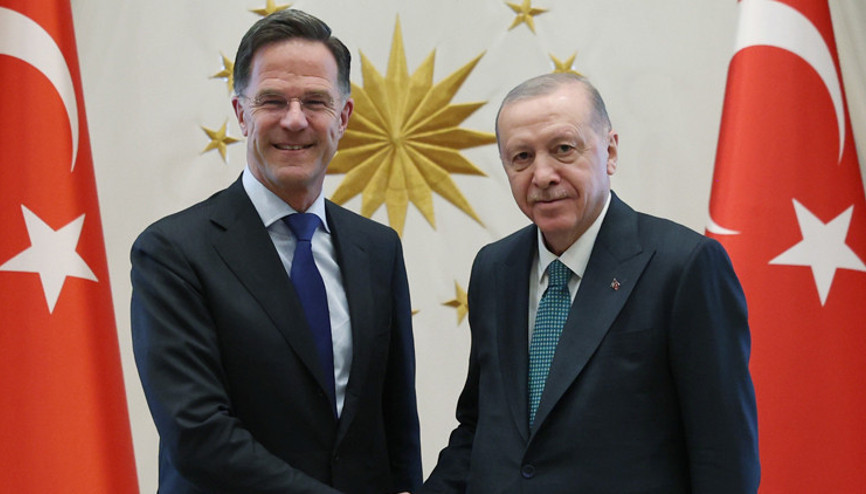 Cumhurbaşkanı Erdoğan, NATO Genel Sekreteri Rutteyi kabul etti