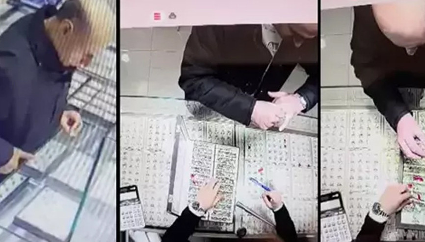 Yüzüklerin hırsızı yakayı ele verdi