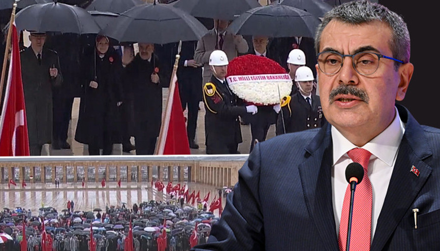 Atanın çocuklara armağanı 23 Nisan: Milli Eğitim Bakanı Yusuf Tekin Anıtkabirde Atanın çocuklara armağanı 23 Nisan: Milli Eğitim Bakanı Yusuf Tekin Anıtkabirde