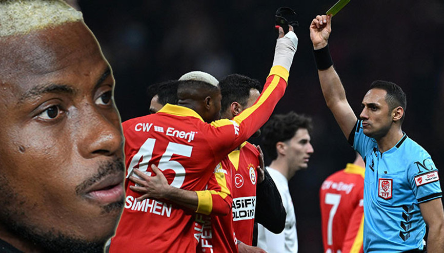 Galatasaray-Gençlerbirliği maçı sonrası Osimhen çılgına döndü Hakemin üzerine yürüdü