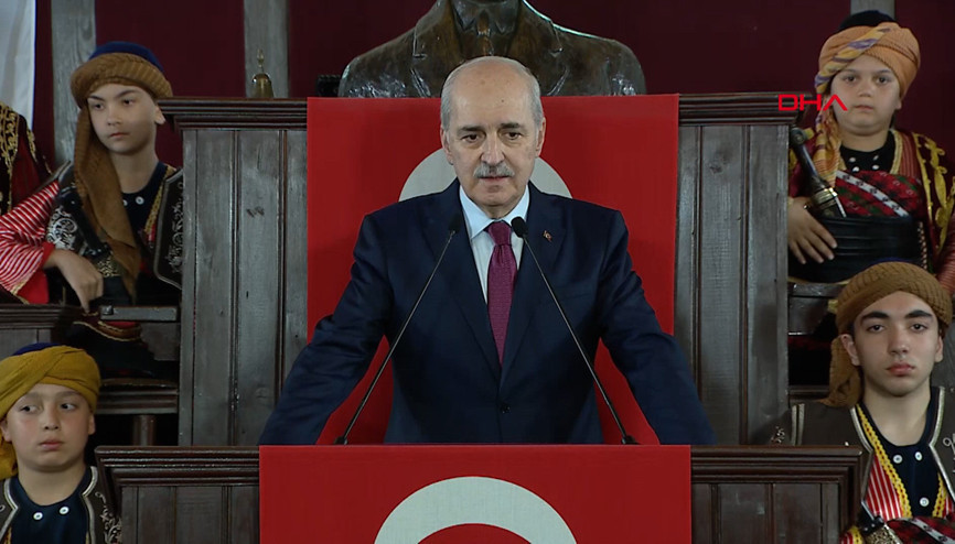 TBMM Başkanı Numan Kurtulmuş, Birinci Mecliste Anma Töreninde konuştu