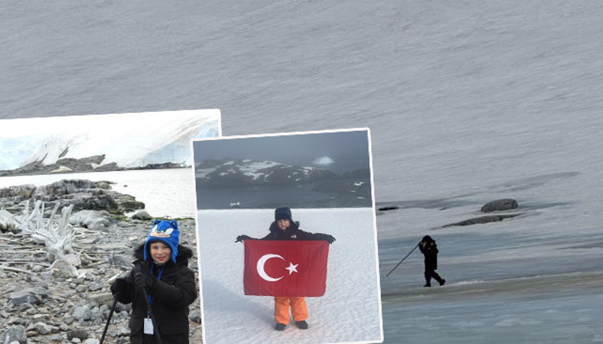 Özel izin aldı: Bölgeye giden en genç Türk oldu Hayalimi gerçekleştirdim