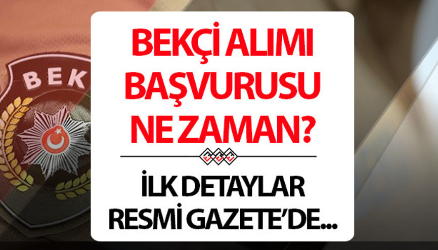 BEKÇİLİK BAŞVURUSU 2026 VE ALIM ŞARTLARI SON DURUM GELİŞMELERİ || Emniyet Genel Müdürlüğü (EGM) bekçi alımı yapılacak mı, başvuru şartları neler olacak BEKÇİLİK BAŞVURUSU 2026 VE ALIM ŞARTLARI SON DURUM GELİŞMELERİ || Emniyet Genel Müdürlüğü (EGM) bekçi alımı yapılacak mı, başvuru şartları neler olacak