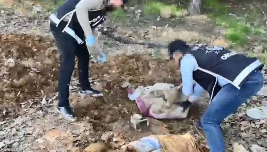 Pendikte düzenlenen operasyonda toprak altındaki depoda binlerce silah parçası bulundu