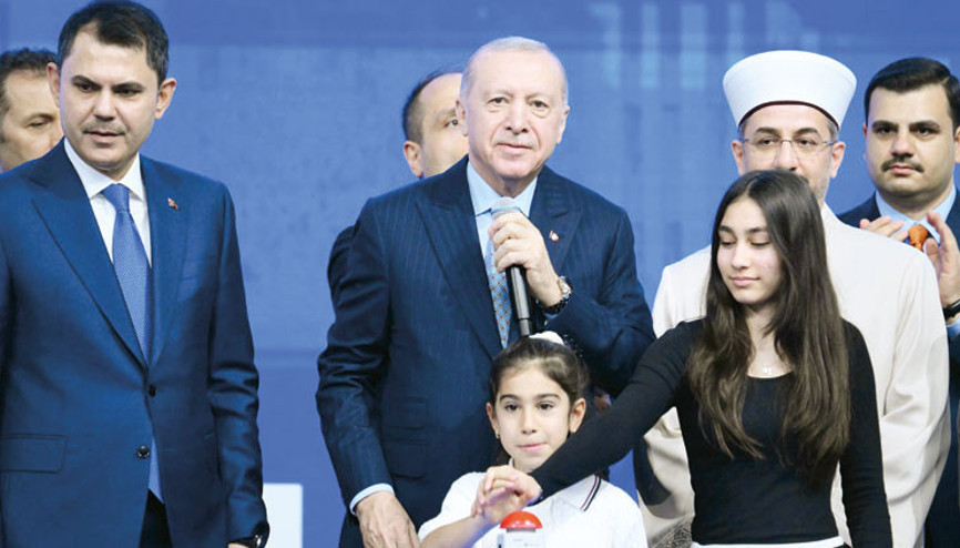 İstanbul’da kura çekim törenine katılan Erdoğan: Yegane çözüm kentsel dönüşüm