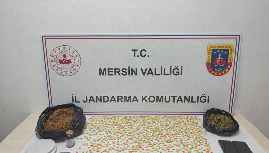 Erdemlide uyuşturucu operasyonu