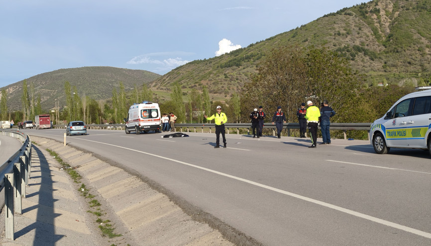 Tokat’ta motosiklet kazasında sürücü yaşamını yitirdi