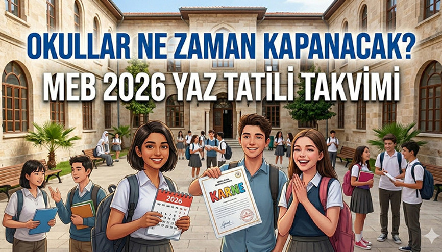 YAZ TATİLİ 2026 GERİ SAYIM (MEB TAKVİMİ) || Okullar Ne Zaman Kapanacak 2026 Yaz Tatili Ne Zaman Başlıyor
