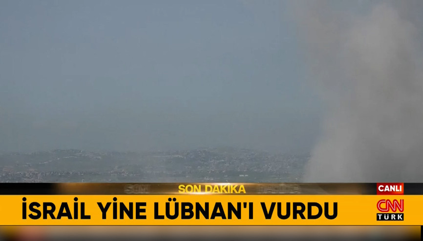 İsrail Lübnanı yine vurdu