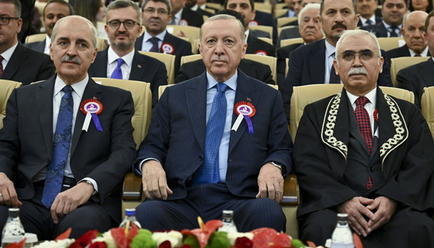 Cumhurbaşkanı Erdoğan, AYMnin 64. kuruluş yıl dönümü törenine katıldı