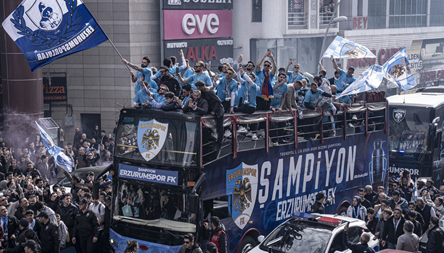 Erzurumspor şampiyonluk turu attı