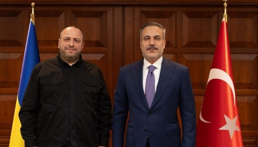 Dışişleri Bakanı Hakan Fidan, Ulusal Güvenlik ve Savunma Konseyi Sekreteri Umerov ile görüştü