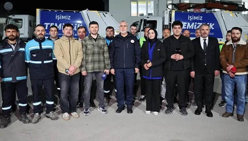 Çalışma ve Sosyal Güvenlik Bakanı Işıkhan, 1 Mayısı işçilerle karşıladı Çalışma ve Sosyal Güvenlik Bakanı Işıkhan, 1 Mayısı işçilerle karşıladı