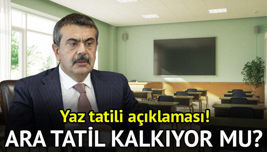 ARA TATİL KALIYOR MU - SON DAKİKA MEB AÇIKLAMASI | Milli Eğitim Bakanı Yusuf Tekinden ara tatil ve yaz tatili açıklaması Ara tatil kalkacak mı, yaz tatili uzayacak mı ARA TATİL KALIYOR MU - SON DAKİKA MEB AÇIKLAMASI | Milli Eğitim Bakanı Yusuf Tekinden ara tatil ve yaz tatili açıklaması Ara tatil kalkacak mı, yaz tatili uzayacak mı
