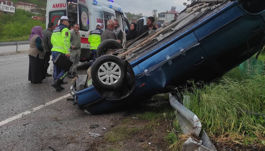 Ordu’da trafik kazası: 1 yaralı