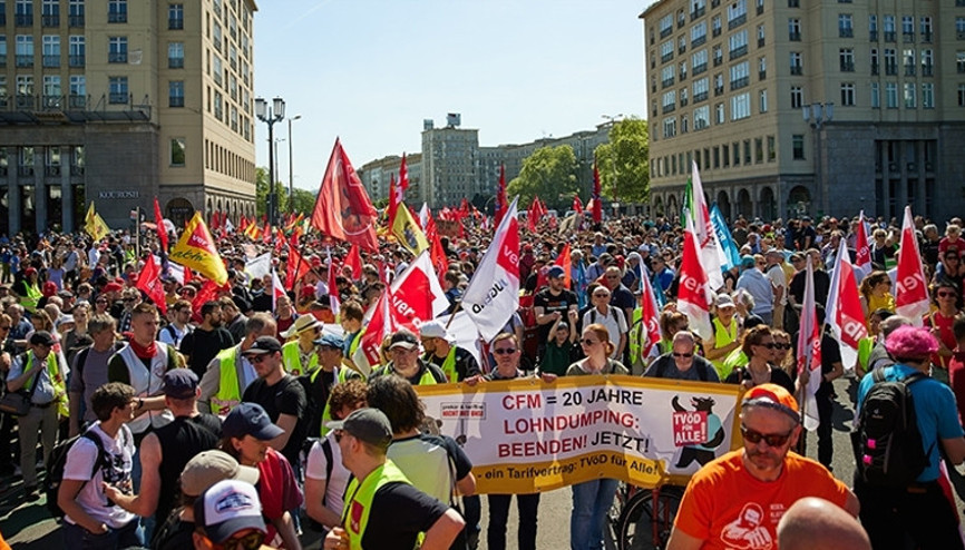 Berlin’de 1 Mayıs olaysız geçti Berlin’de 1 Mayıs olaysız geçti