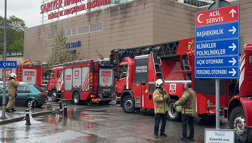 İstanbuldaki hastanede yangın: Hastalar tahliye edildi