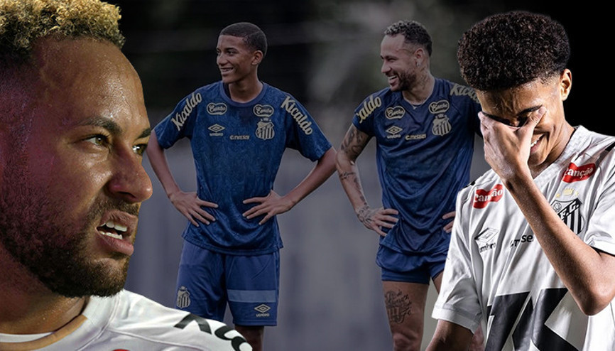 Neymar kendisini çalımlayan Robinhonun 18 yaşındaki oğluna tokat attı Brezilya bunu konuşuyor