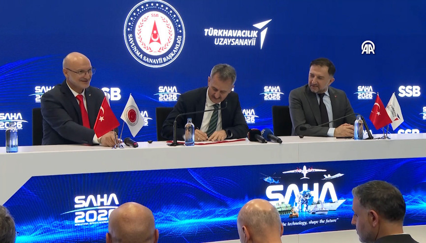SSB ile TUSAŞ arasında Milli Muharip Uçak KAAN için tedarik sözleşmesi imzalandı