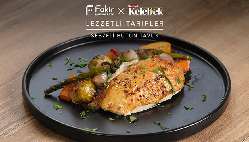 Sebzeli Bütün Tavuk