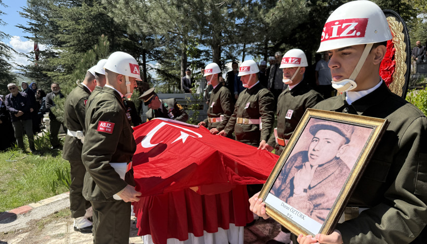 Şehit onbaşının cenazesi, 61 yıl sonra memleketi Tokatta getirilip defnedildi
