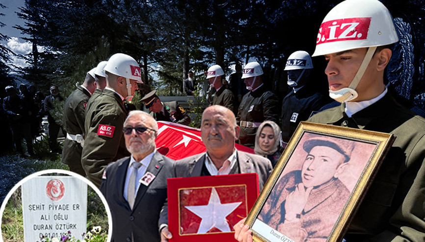 Bir vefa hikayesi Silah arkadaşı tesadüfen fark etmişti: Şehidin naaşı 61 yıl sonra baba ocağında