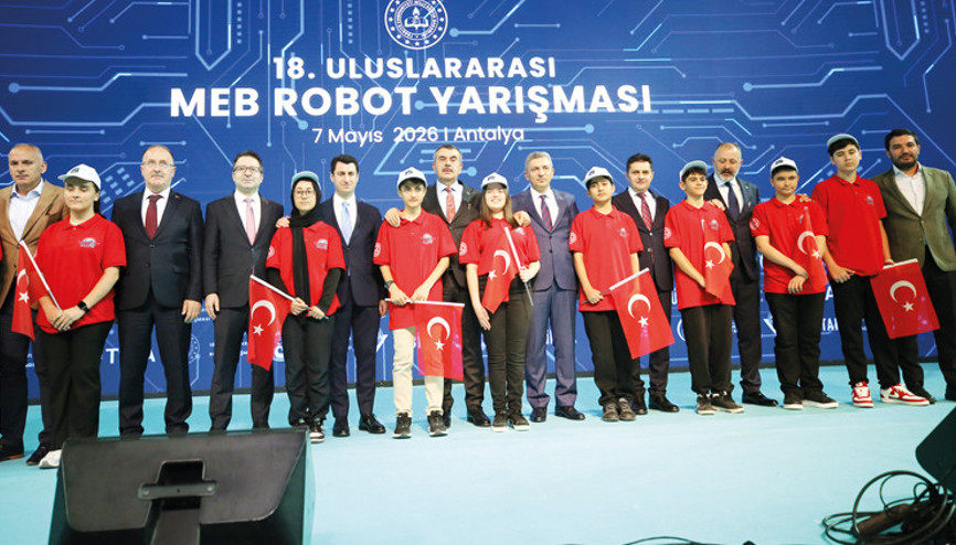 Bakan Tekin Robot Yarışması’nda konuştu: 100 öğrenciden 41’i mesleki eğitim alıyor