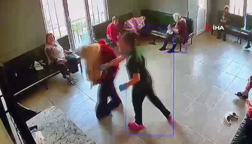 Beylikdüzü’nde yaşlı bakım merkezinde skandal görüntüler