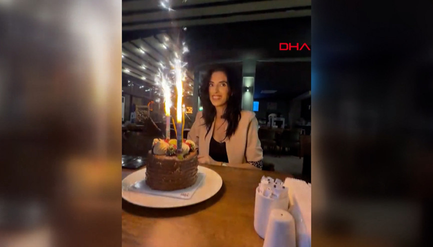 Kübra Yapıcının doğum gününü kutladığı son görüntüleri ortaya çıktı