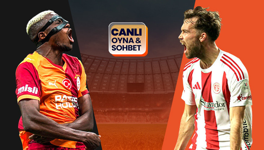 Galatasaray ile Antalyaspor karşı karşıya geliyor Maçın heyecanı Mislide