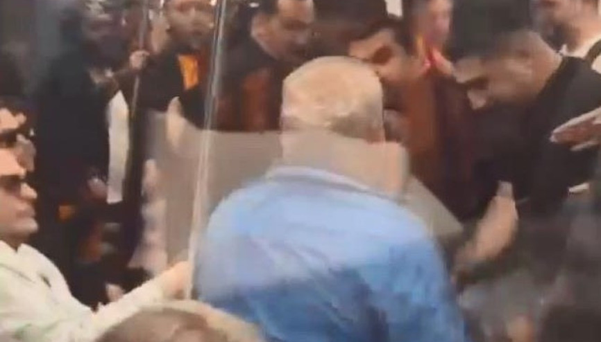 Sarıyerde metroda küfürlü tezahürat kavgası; oklavayla müdahale etti