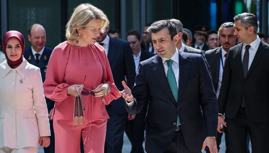 Belçika Kraliçesi Mathilde, Baykar’ı ziyaret etti