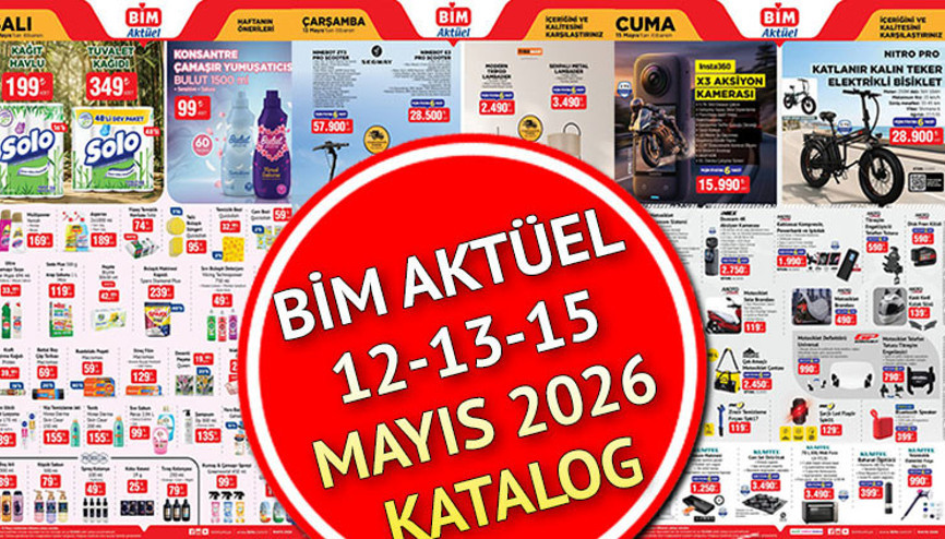 BİMDE BU HAFTA YILDIZ ÜRÜNLER İNDİRİM KATALOĞU RAFLARDA🛒📌Bim Afişi 15 Mayıs İndirimli Ürünler Tam Liste Bim Broşürü Motor Görünümlü Çocuk Bisiklet Satışta