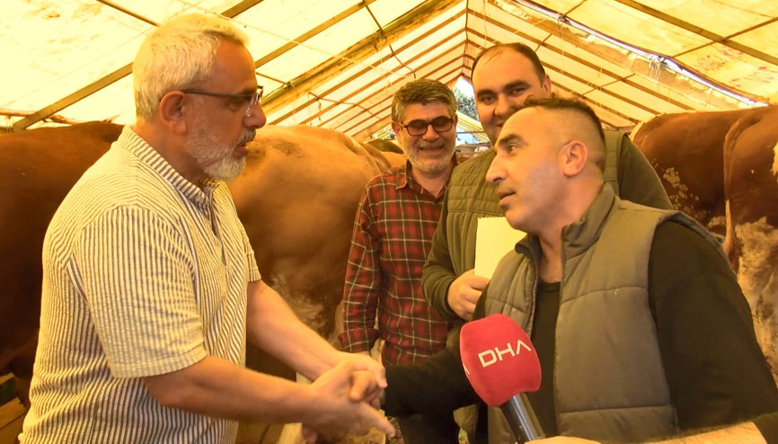 Bahçelievler kurban pazarında sıkı pazarlık: Abim bizi terleterek baya yordu
