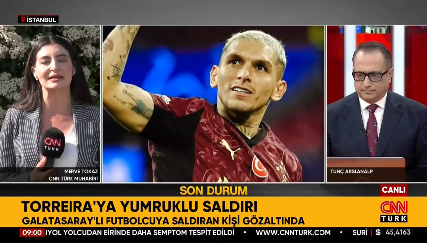 Galatasaray futbolcusu Lucas Torreiraya yumruklu saldırının detayları ortaya çıktı Saldırgan kim