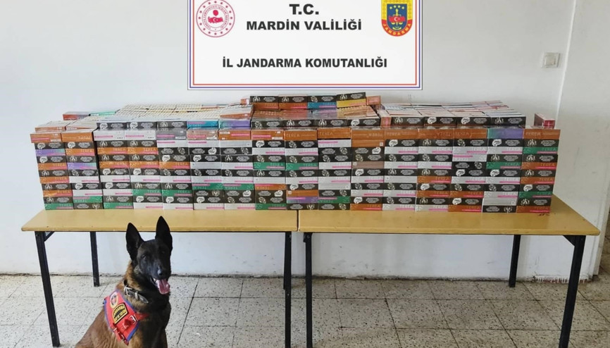 Mardin’de 4 milyon liralık kaçak sigara ele geçirildi