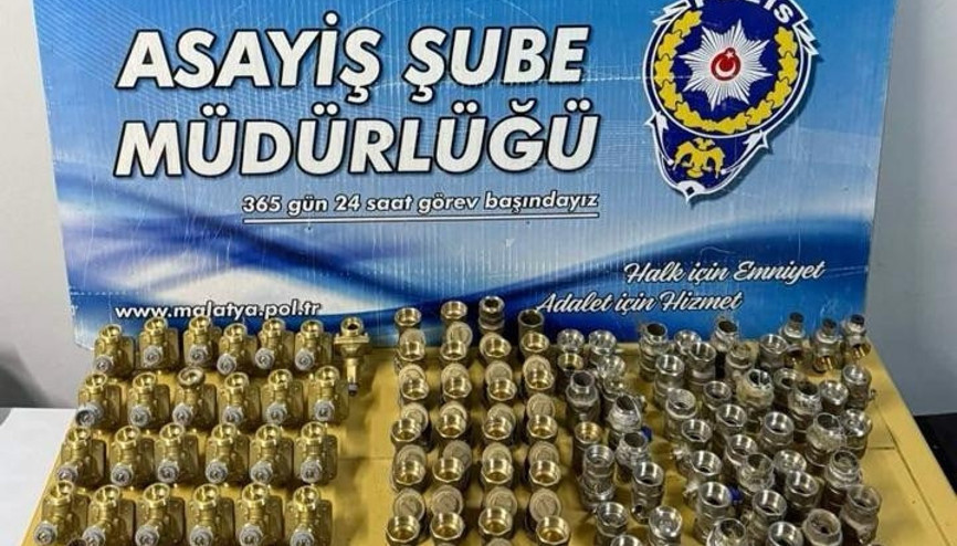 Malatyada inşaattan tesisat malzemesi çalan hırsız tutuklandı