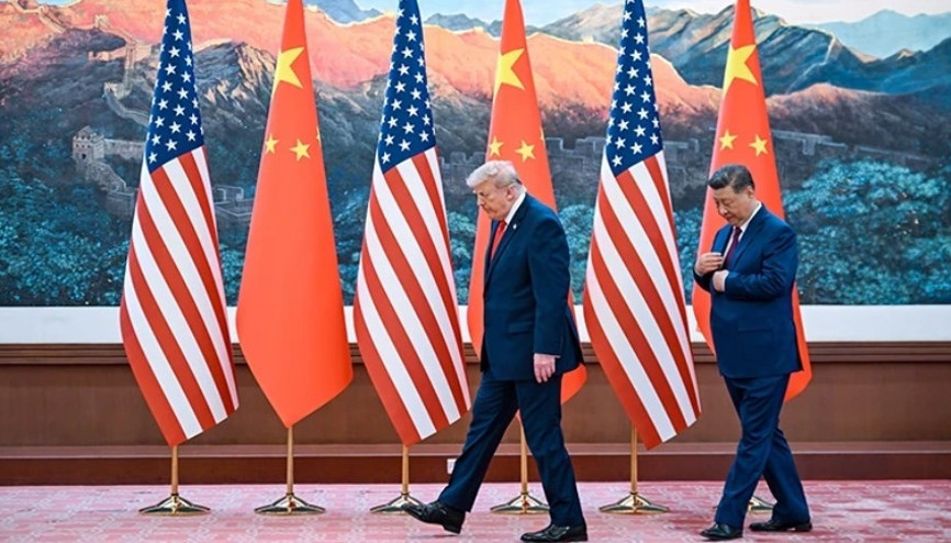 ABD ve Çin liderleri, Pekinde bir araya geldi