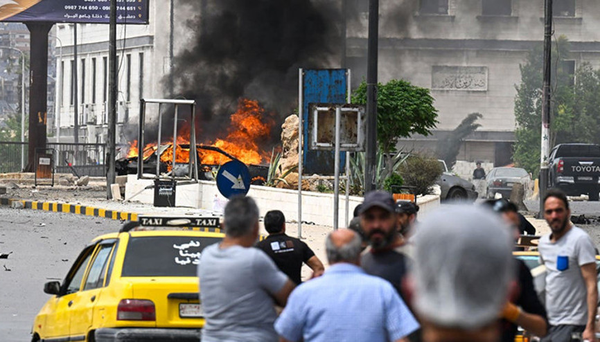 Suriyenin başkenti Şamda patlama: 1 kişi hayatını kaybetti