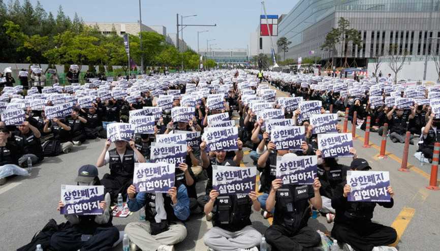 Samsung’da 48 bin kişi grev yolunda