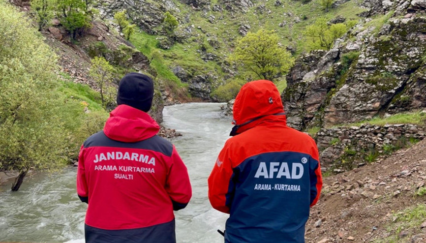 Muşta dereye düşen Gülsima Yıldızı arama çalışmaları sürüyor