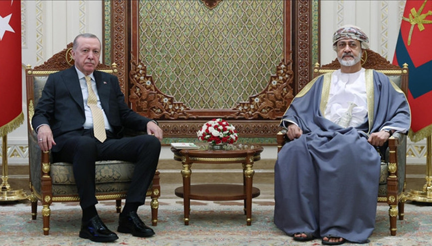 Cumhurbaşkanı Erdoğan, Umman Sultanı Heysem bin Tarık ile görüştü